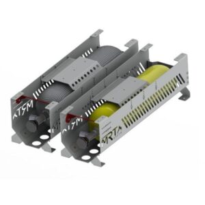 Uniwersalne mocowanie butli powietrznych kompozyt/stal poziomo