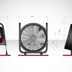 Wentylator oddymiający Wentylator oddymiający FOGO MW22