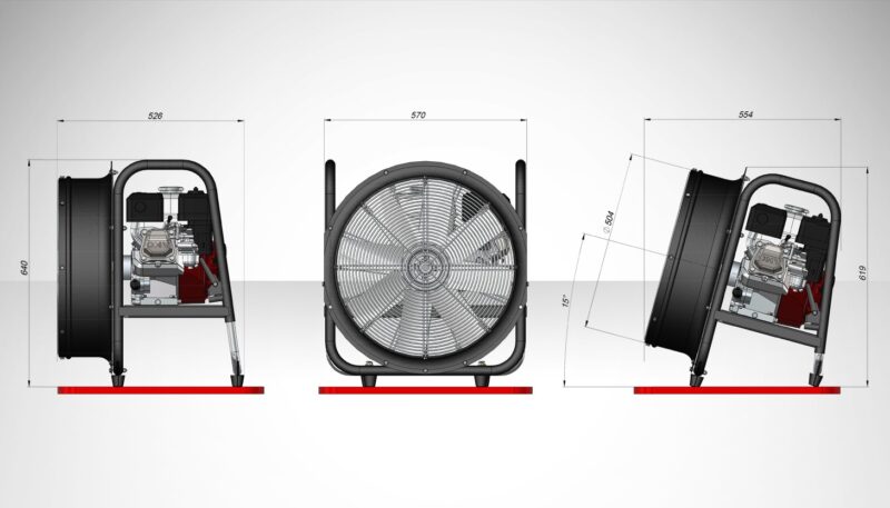 Wentylator oddymiający Wentylator oddymiający FOGO MW22