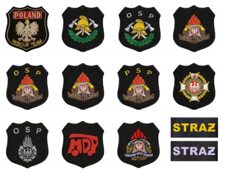 Polar czarny RIMECK z haftem PSP/OSP