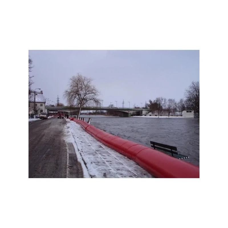 zapora-przeciwpowodziowa-z-pcv-napelniana-woda-o-przekroju-okraglym (2) Zapory przeciwpowodziowe napełniane wodą